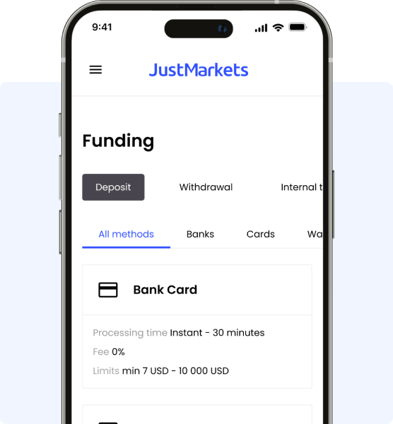 Deposit interface